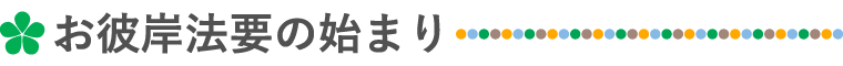 迎え盆・送り盆