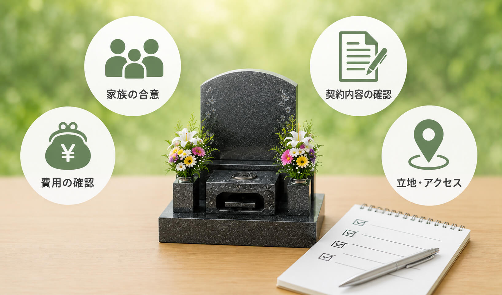 家族墓を選ぶ際の注意点