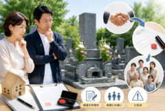 お墓は譲渡できる？手続きや注意点、承継との違いを解説