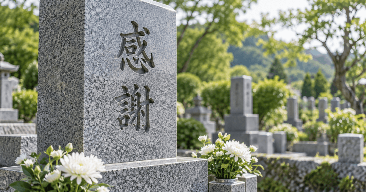 墓石に刻む文字